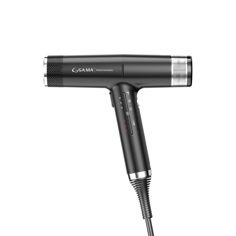 GA.MA IQ2 Perfetto Black Hairdryer