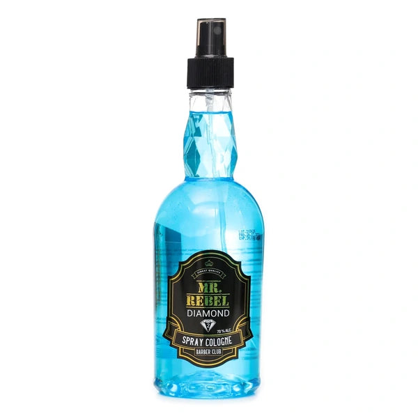 Mr. Rebel - Diamond - Spray Cologne - Blue - 440 ml