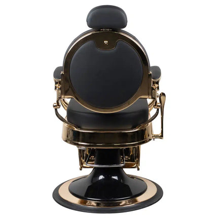Dita Black Gold Chrome Barberchair