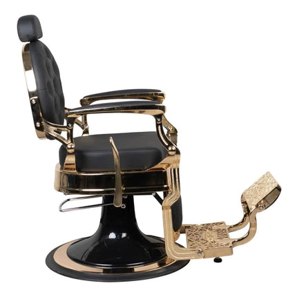 Dita Black Gold Chrome Barberchair
