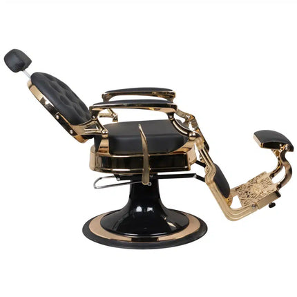 Dita Black Gold Chrome Barberchair