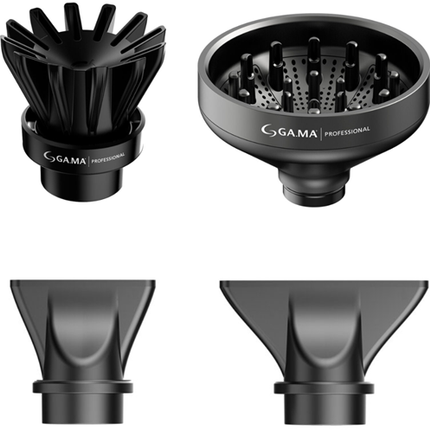GA.MA IQ2 Perfetto Black Hairdryer