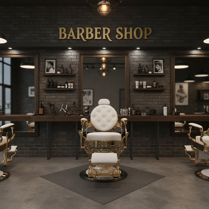 Barberstoel in barbershop