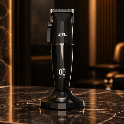 JRL FreshFade 2020C Onyx Black Tondeuse in luxe barbershop sfeer