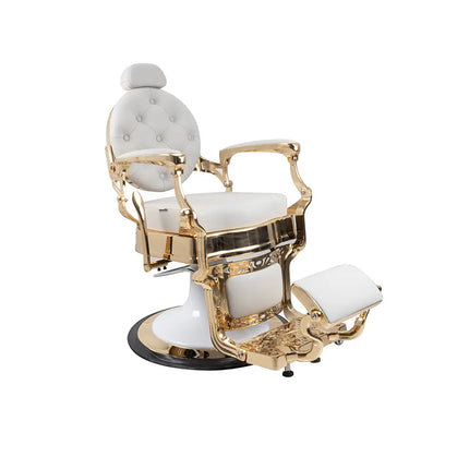 Dita Barber Chair Gold Frame Amsterdam Grey