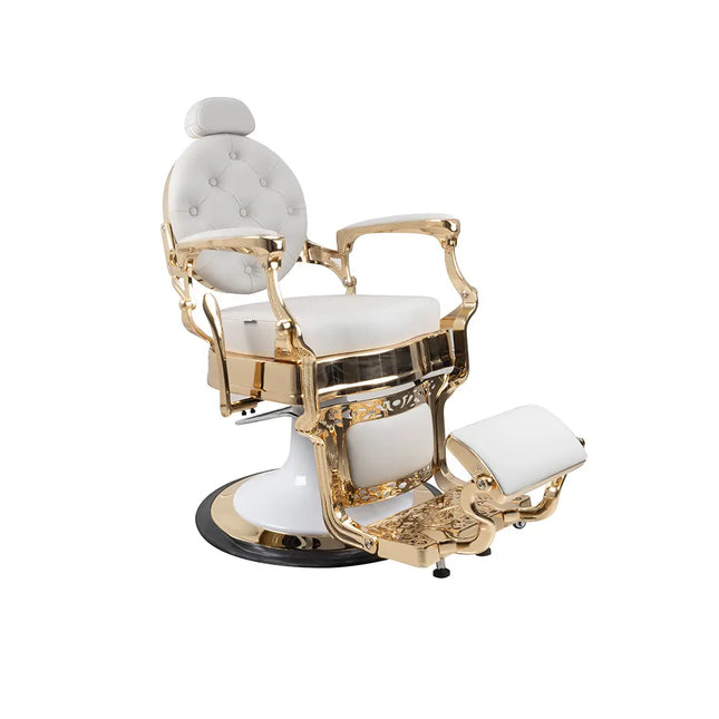 Dita Barber Chair Gold Frame Amsterdam Grey