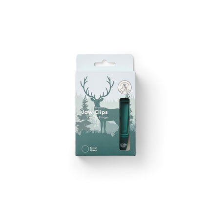 My Professional Jawclip – Professionele Haarklem Forrest Green 4 stuks