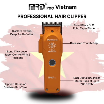 MRD Pro Smart Brain Clipper - Tondeuse Orange