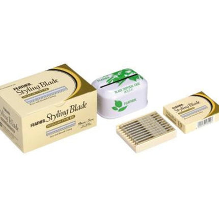 Feather Styling Blades Navulmesjes 50 x 8 totaal 400 stuks
