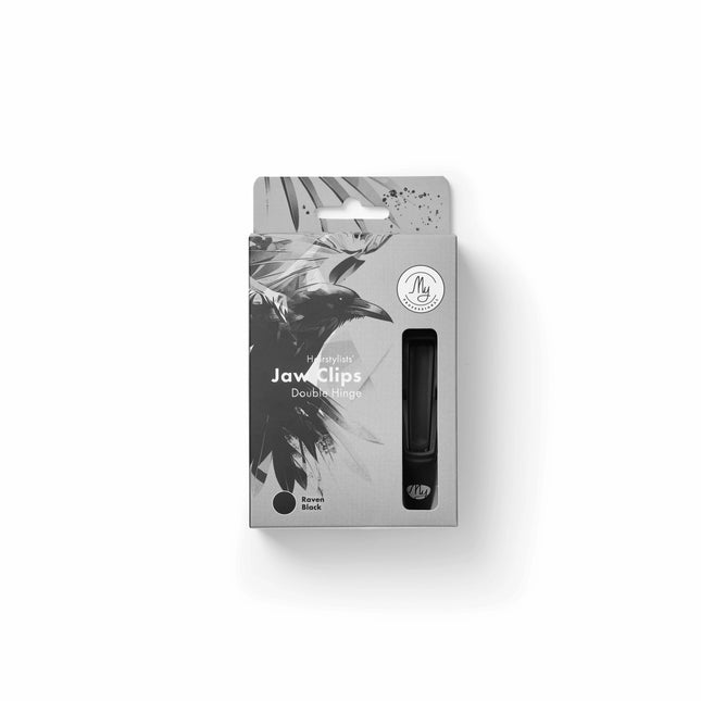 My Professional Jawclip Raven Black – Professionele Haarklem Zwart 4 stuks