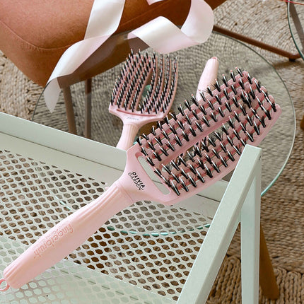 Olivia Garden Vingerborstelset Pastelroze - Display 12 stuks