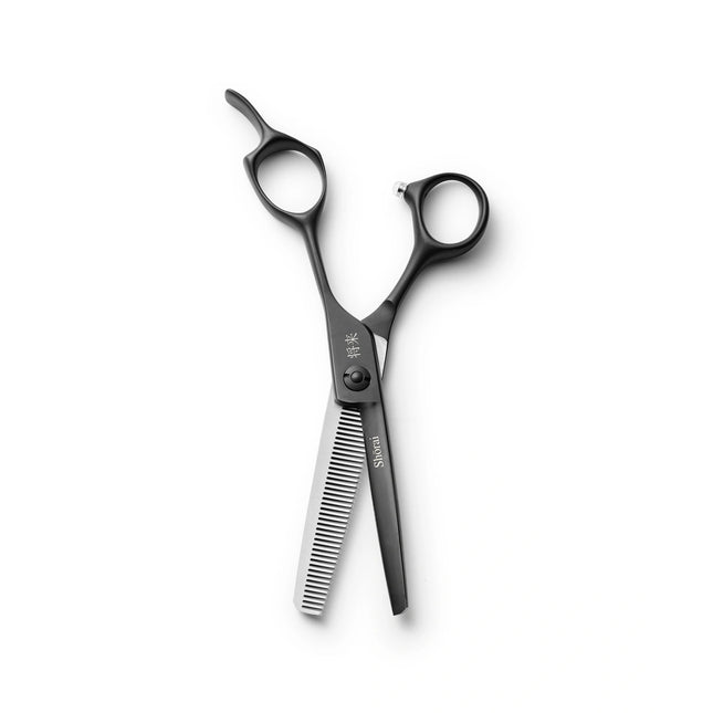 Shōrai Thinning 6040 Uitdunschaar 6.0 – 40 Tands Professionele Kappersschaar Matt Black