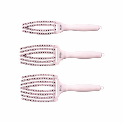 Olivia Garden Vingerborstelset Pastelroze - Display 12 stuks