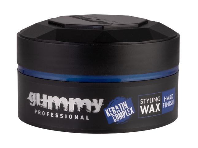 Gummy Styling Wax Hard Finish Blauw doos 36 Stuks