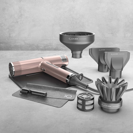 GA.MA IQ3 Perfetto Hairdryer, Rose gold Föhn 1600 Watt