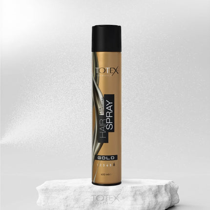 Totex Hair Spray Gold Strong 400 ml