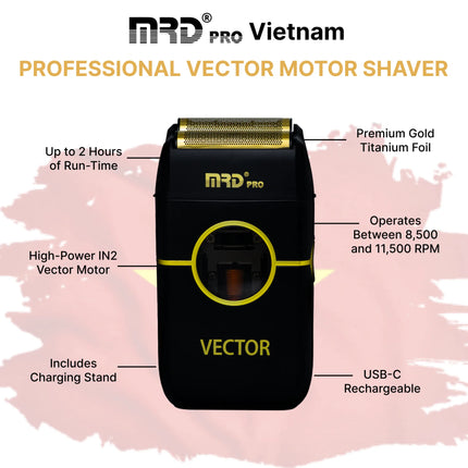 MRD Pro Shaver Black-Smooth