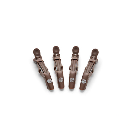 My Professional Jawclip – Professionele Haarklem Coffee Brown 4 stuks