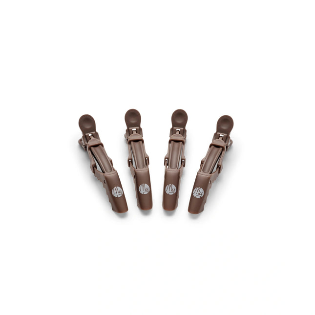 My Professional Jawclip – Professionele Haarklem Coffee Brown 4 stuks