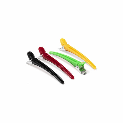 BraveHead Haarclip aluminium kunststof, gekleurd 12 stuks