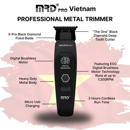 MRD Pro Smart Brain Trimmer Black