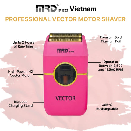 MRD Pro Shaver Pink-Smooth