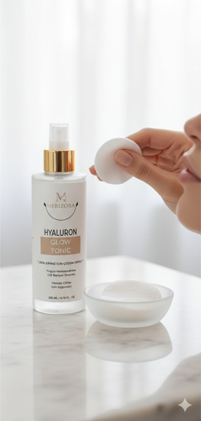 Merizora Hyaluron Glow Tonic Hydraterende Glow Toner met Hyaluronzuur 200 ml