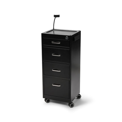 BraveHead Metalen trolley met 4 laden en cijferslot