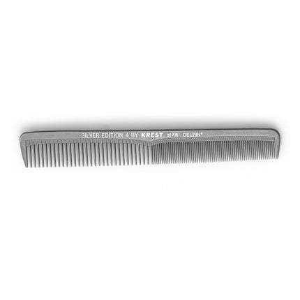 Krest 4 Silver Edition Cutting Comb 7 Inch – Professionele Knipkam voor Barbers & Kappers
