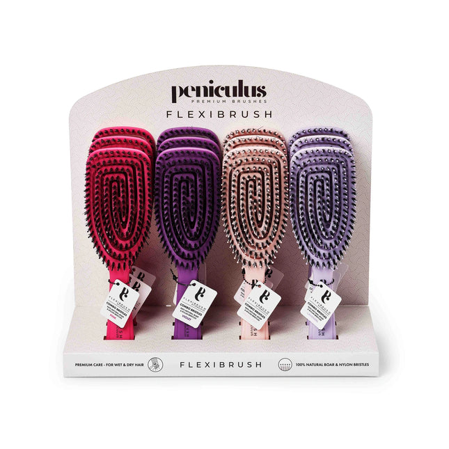 Peniculus Flexibrush Combo 12-delige displayset  Gemengde kleuren