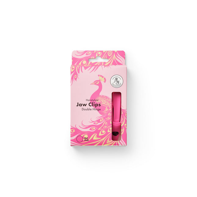 My Professional Jawclip – Professionele Haarklem Hot Pink 4 stuks