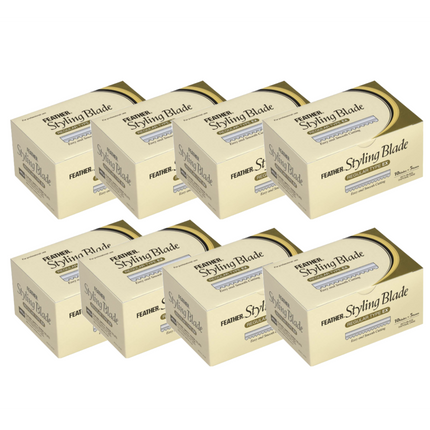 Feather Styling Blades Navulmesjes 50 x 8 totaal 400 stuks