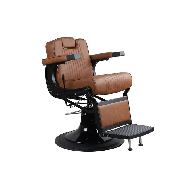 Dita Barber Chair Black Matte Honolulu Tan
