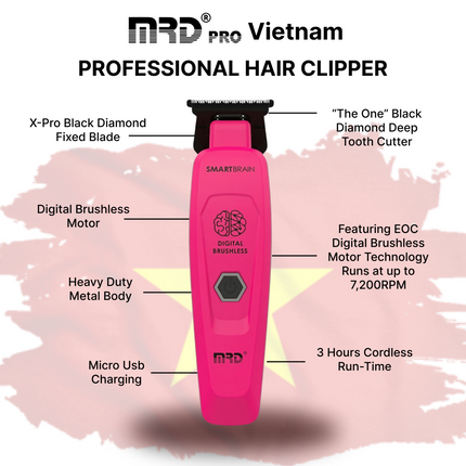 MRD Pro Smart Brain Trimmer Pink