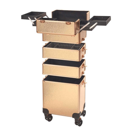 Sibel Trolley Koffer Rosé Gold