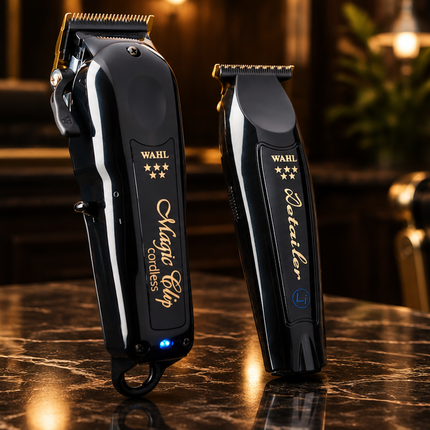 Wahl 5-Star Cordless Barber Combo in luxe barbershop sfeer – Magic Clip en Detailer