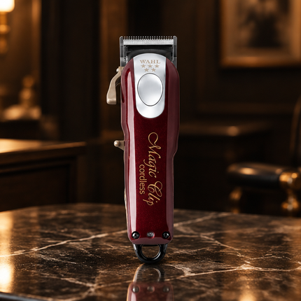 Wahl Magic Clip Cordless tondeuse in luxe barbershop sfeer