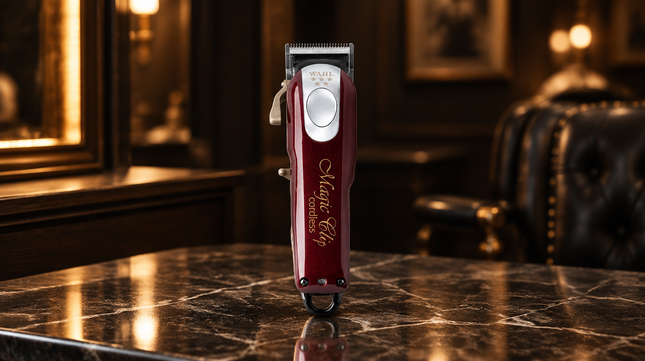 Wahl Magic Clip Cordless tondeuse in luxe barbershop sfeer